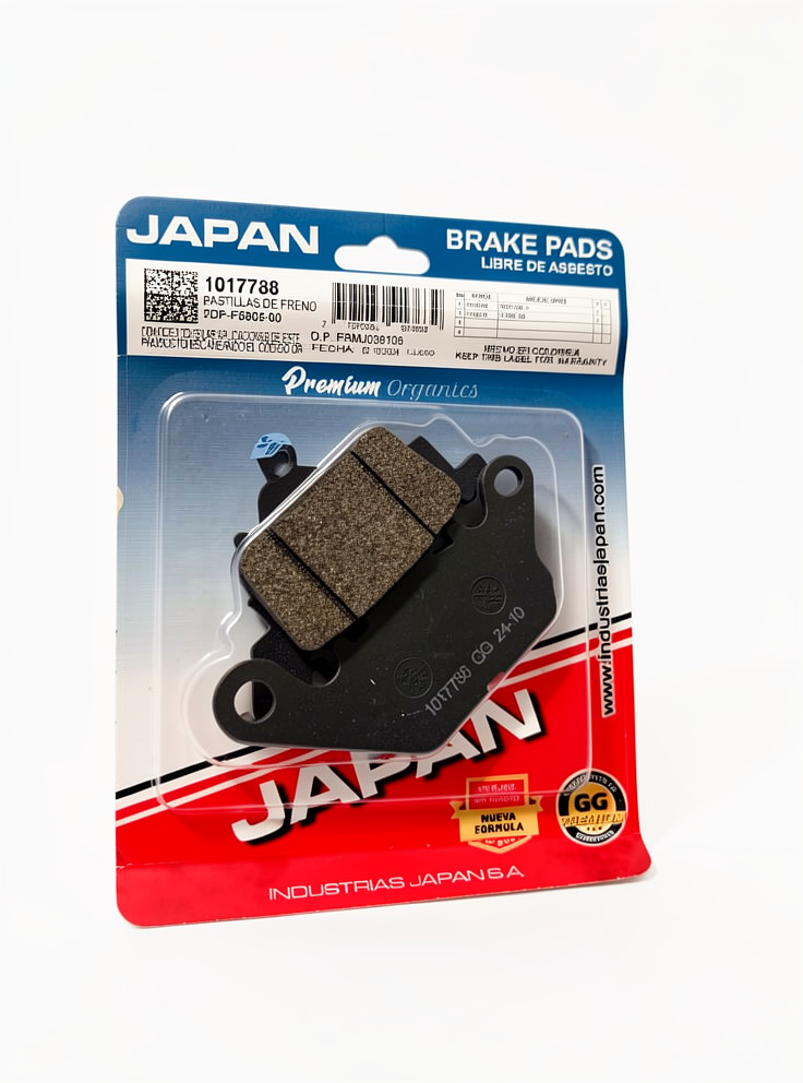 Pastillas de Freno Marca Japan, Crypton Fi, N Max150