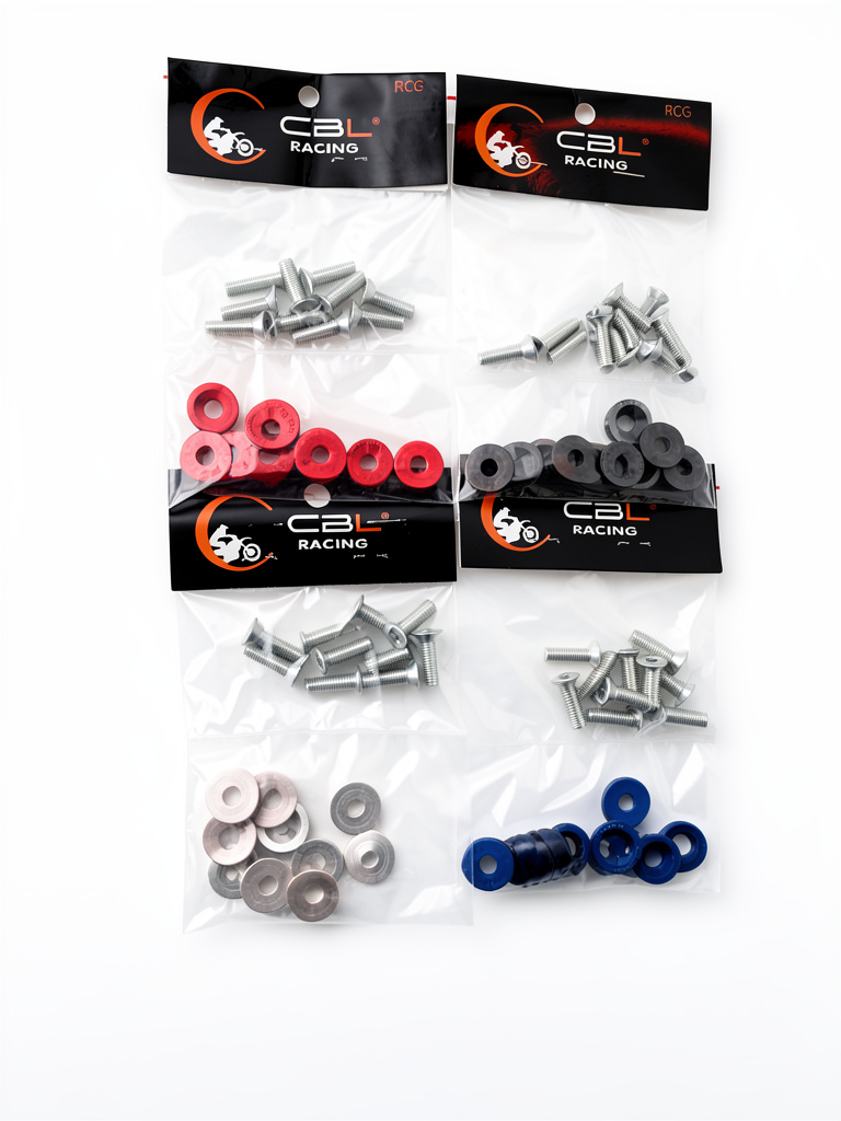 Tornillo Plano Unicolor Paquete X10